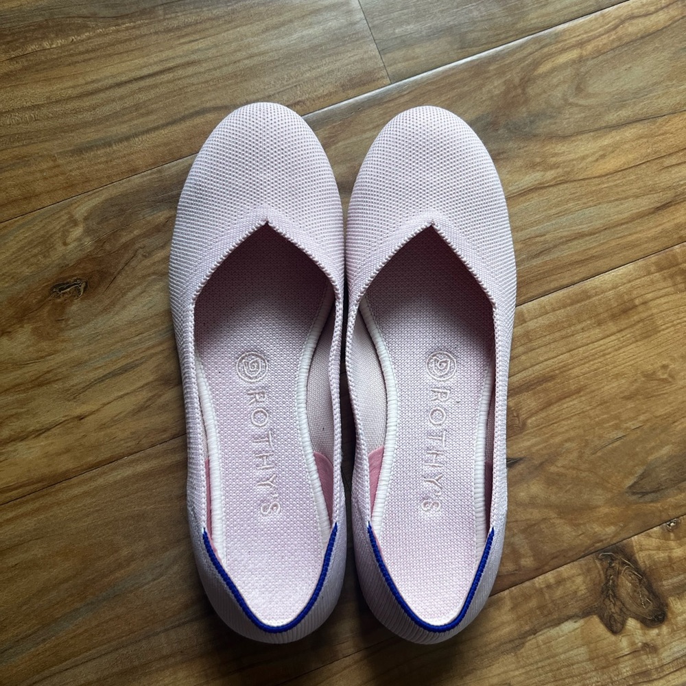 Rothy’s, 7.5, The Flat in blush
